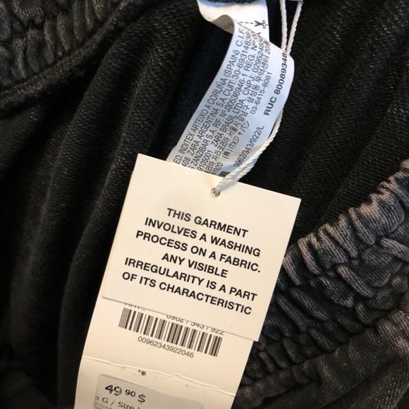 Wide leg denim look pants - Picture 3 of 7